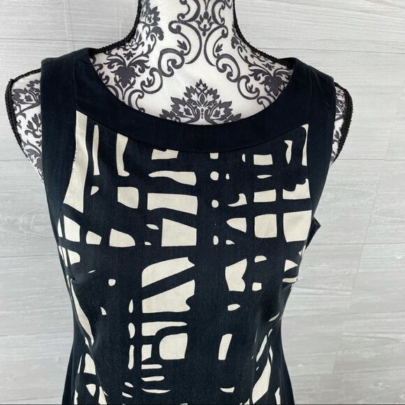 Desigual Naomi Abstract Pinafore Pencil Dress - Picture 3 of 11